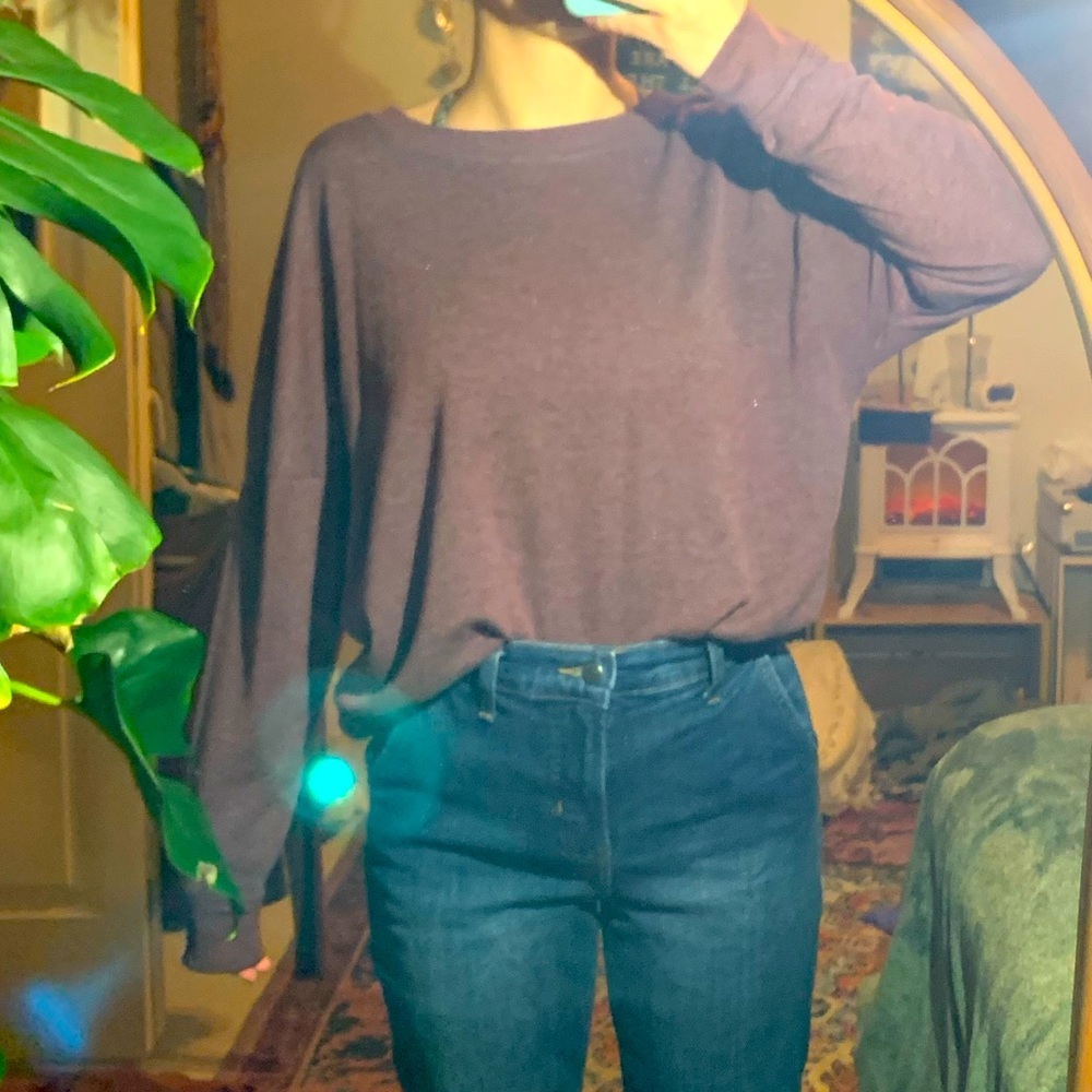 Xersion maroon crew neck